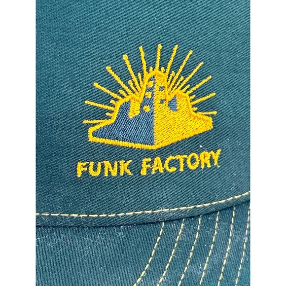 Funk Factory Hat Green Yellow Trucker Cap Snap Back Richardson 112 Adjustable - Picture 4 of 14